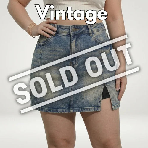 Plondry's Casual Stretch Denim Skorts