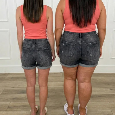 Real-Body Denim Shorts
