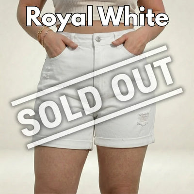 Real-Body Denim Shorts